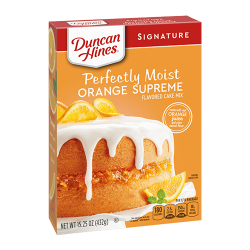 Signature Orange Supreme Cake Mix Duncan Hines